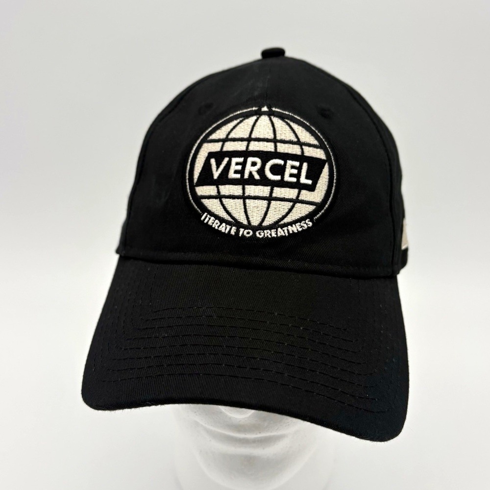 KidSuper Studios x Vercel Hat Iterate To Greatness Black Tech Cap Sold Out